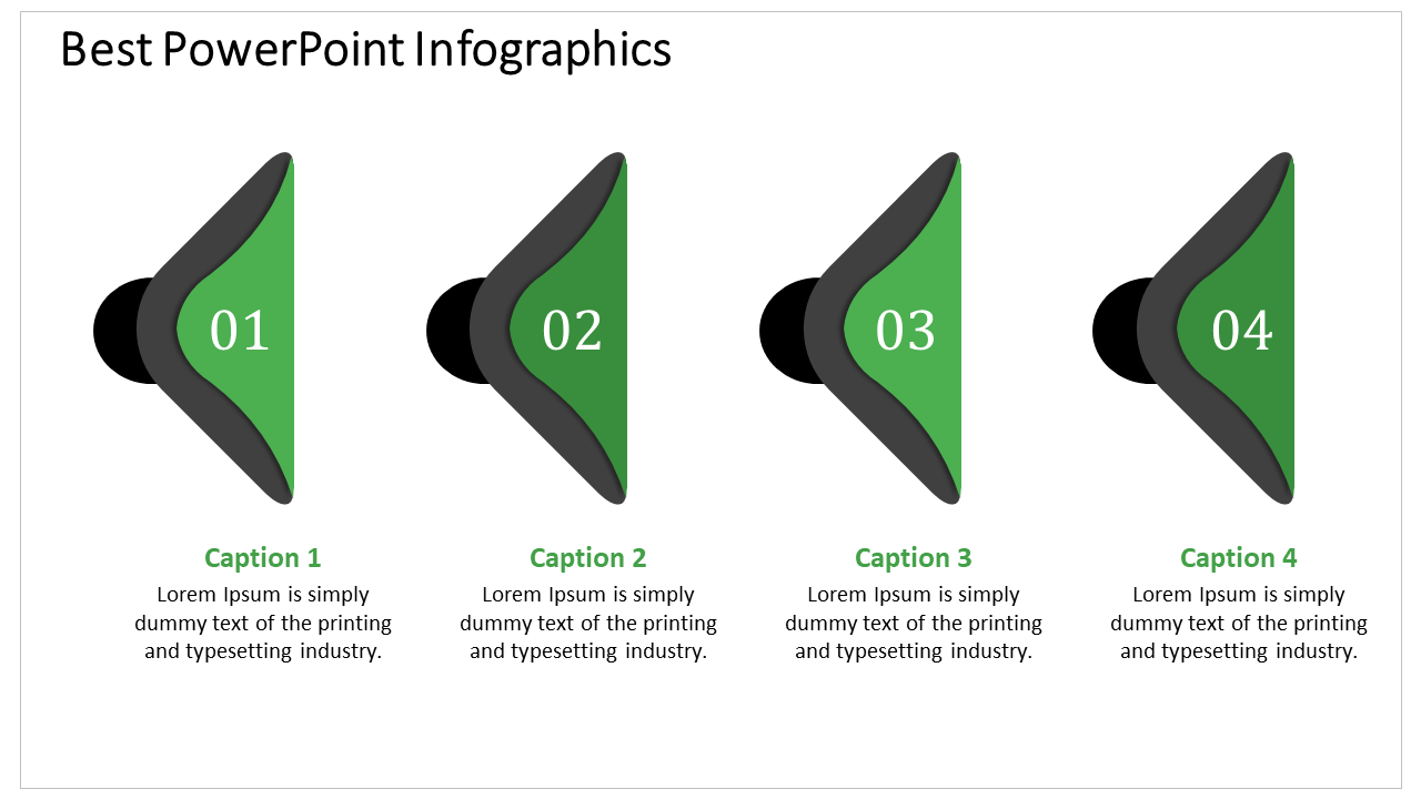 best powerpoint infographics-green